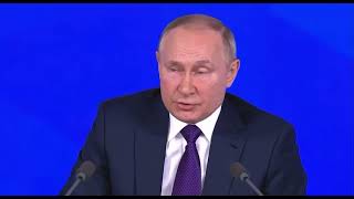 Пресс-конференция Владимира Путина декабрь 2021