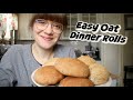 Easy Oat Dinner Rolls (GF)