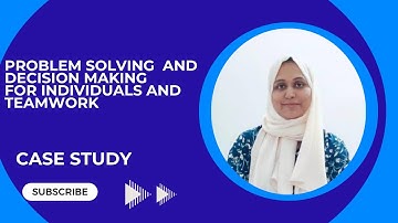 Problem Solving | Case Study | Dr. Husna | SNS Institutions