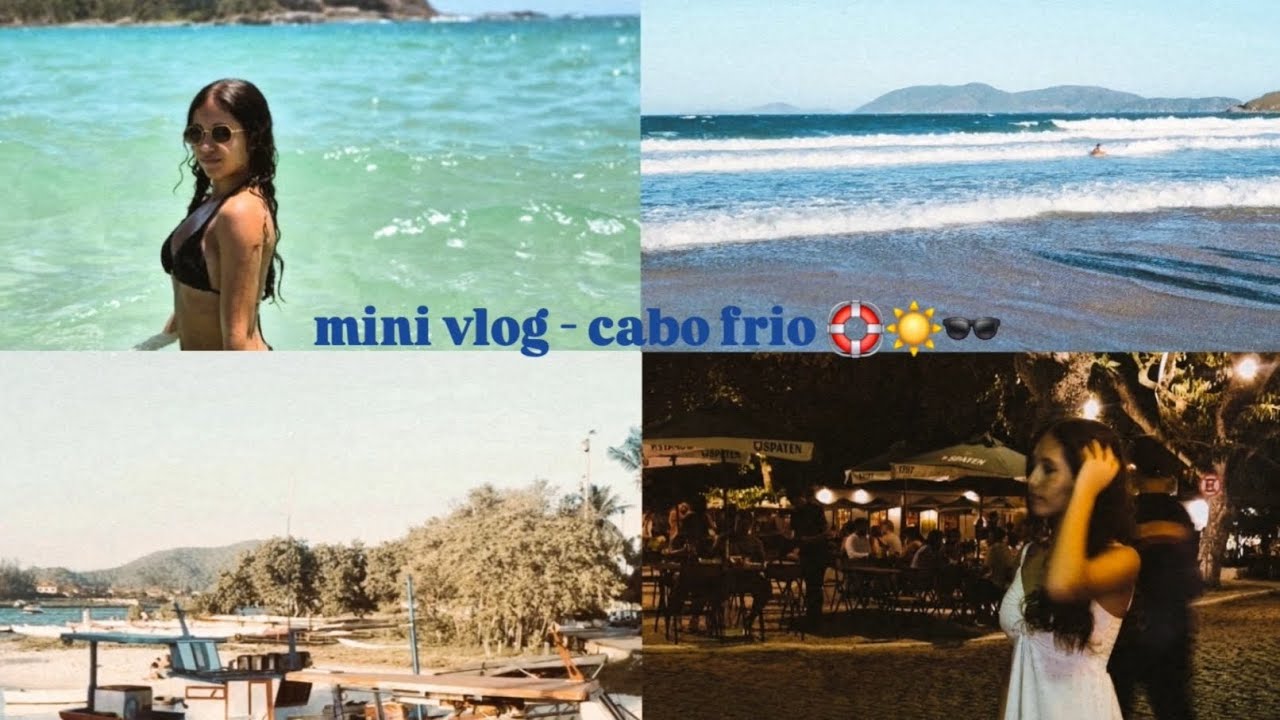 mini vlog - cabo frio! ⛱️