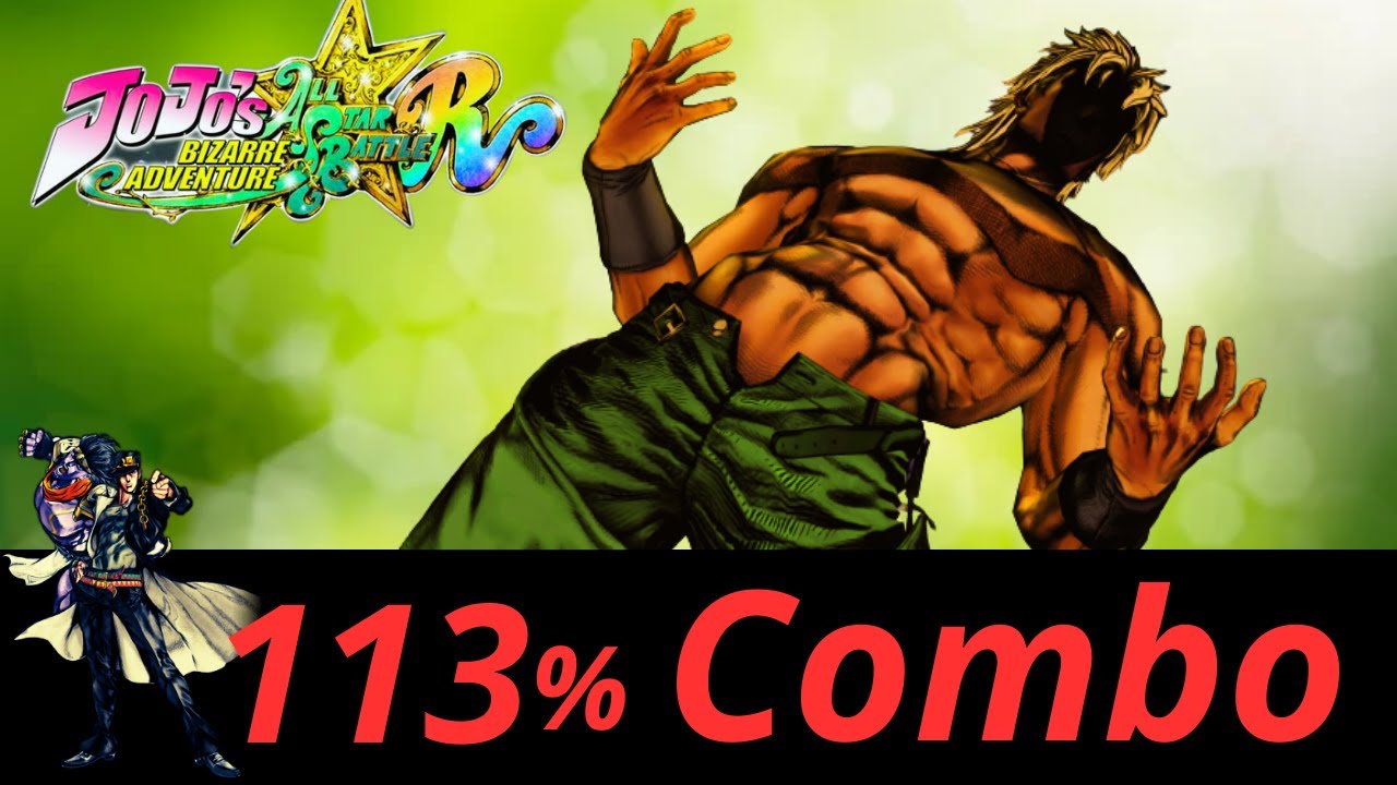Jojo batlle star R Dio 113% TOD Combo 1137 Damage - YouTube