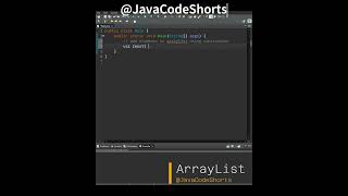 0005 adding elements using Arraylist constructor. #java #programming #shorts