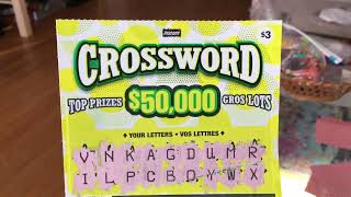 How to play a Canadian crossword scratch lottery game #OLG #lottery #Canada #scratchgame screenshot 5