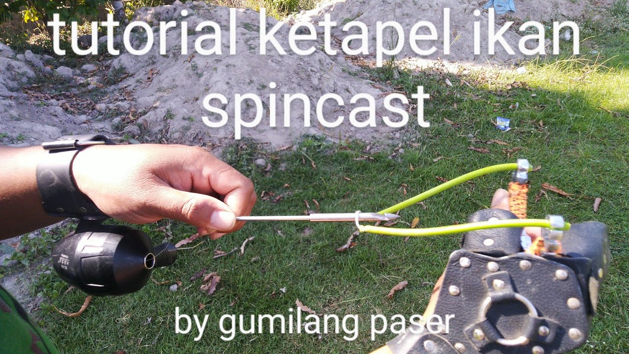 paser mania-ketapel ikan✓✓Tutorial/Belajar menggunakan ketapel ikan model rell spincast 😉