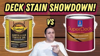Cabot vs SuperDeck:  Which Deck Stain Actually Lasts?