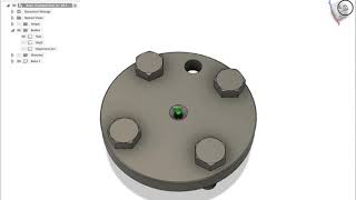 3D Modeling Tractor Flywheel Hub in Autodesk Fusion 360