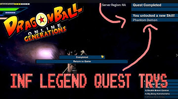 [DBOG] - HOW TO GET INFINITE LEGEND QUEST TRYS | BEST SOLO METHOD FOR LEGEND QUESTS | ROBLOX IS BACK