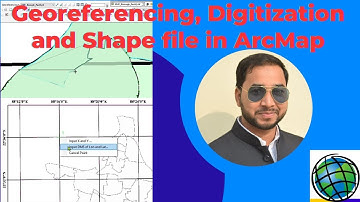 Georeferencing, Digitization and Shape file in ArcMap I How to Georeference a scan image