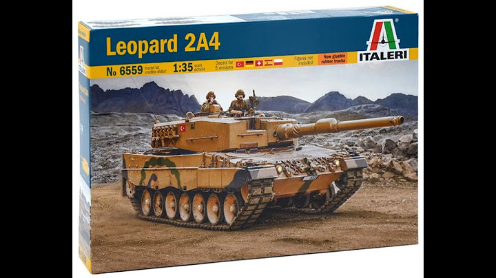 Italeri 1 35 leopard 2a4 review năm 2024