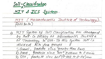 Unit:3 | Soil Classification | MIT & ICS Soil Classification System | Prashant YT | TU,CTEVT,PU,PoU