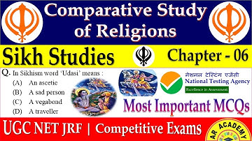 Sikh Religion MCQs | Comparative Study of Religions | UGC NET JRF | Religious Studies | Chapter-06