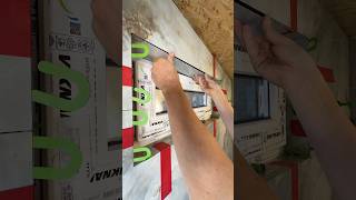 Необычный способ облицовки окна🫣 #proxxon #tiles #teknologi