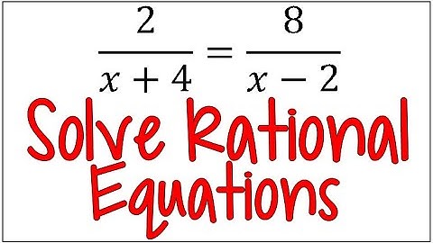 How to Solve a Rational Equation by Eliminating the Denominators & Check for Extraneous Solutions