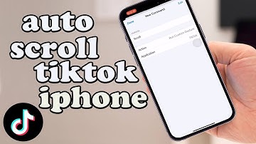 How to Auto Scroll Tiktok iPhone 2025
