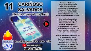 Video thumbnail of "CARIÑOSO SALVADOR - HIMNO 11 MELODIAS CELESTIALES CON LETRA - ADP"
