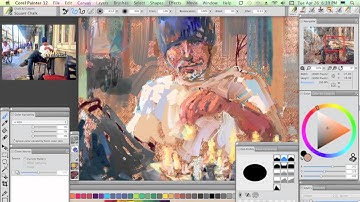 Portrait & Collage Workspace for Corel® Painter™ 12 by Painter Master Jeremy Sutton - Part 1