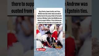 Royals Wear Ostrich Feather Hats For Garter Day, Andrew Ousted. #shorts #viral #foryou #news