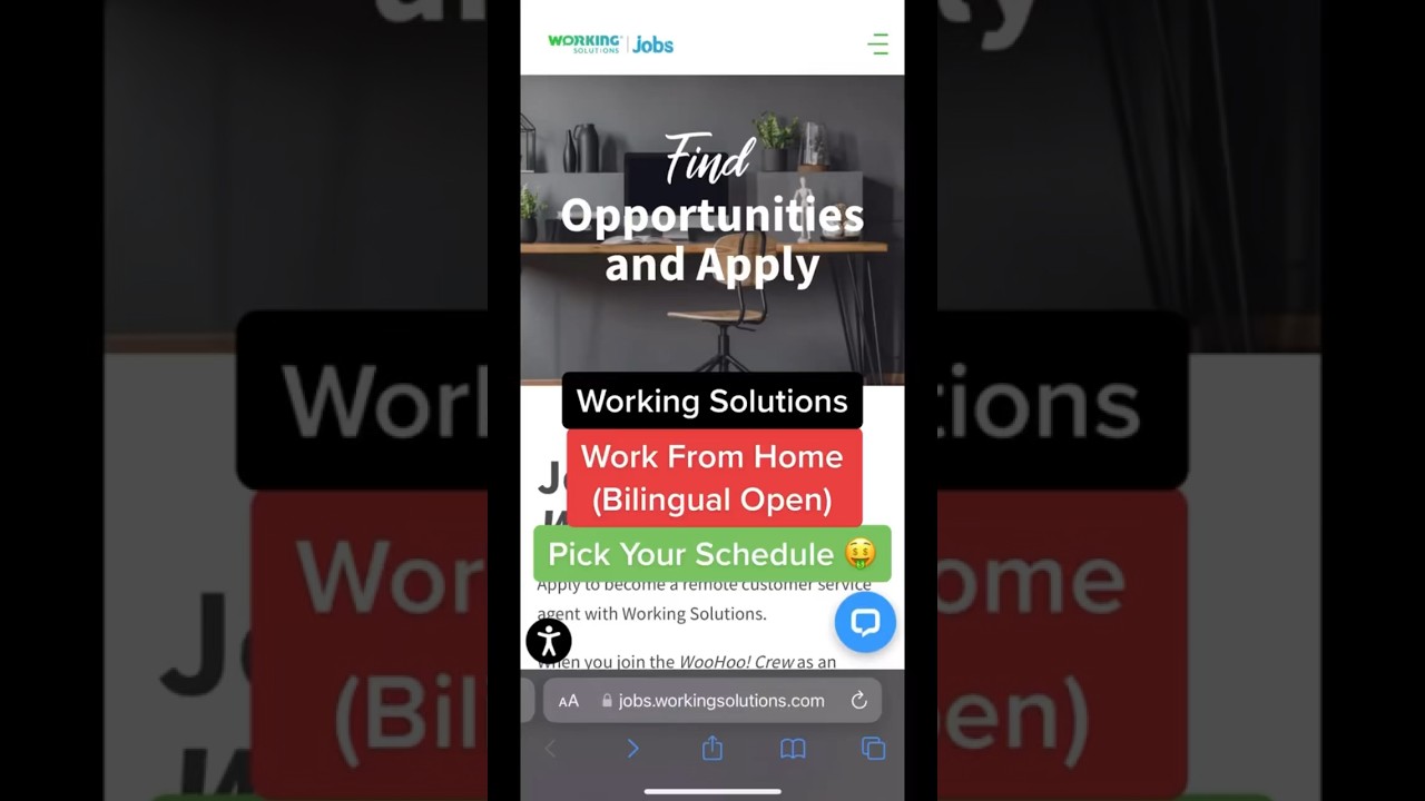 NEW Working Solutions Work at Home Job Openings (Bilingual Too) 🤑
