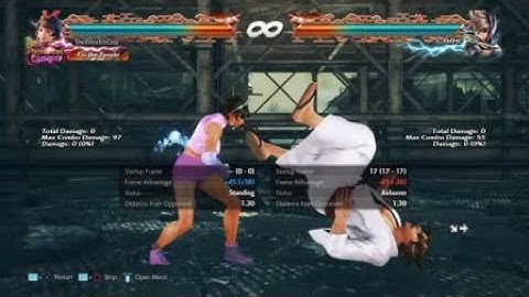 TEKKEN 7: Josie WS3 Optimal Low Parry Wall Carry Combo