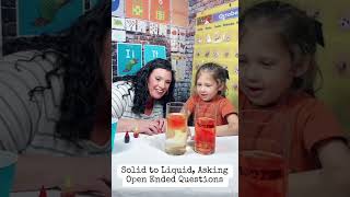 Solid to Liquid | Asking Open Ended Questions | Science Lessons for Preschool | Funnydaffer