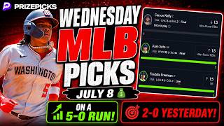 2-0 Yesterday! ✅ 5-0 Run! 🔥 Mlb Player Props & Bets Today | Wednesday 7/8/26 | Prizepicks