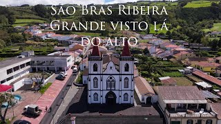 São Brás (Ribeira Grande) visto do Céu São Miguel Açores em Maio 2021