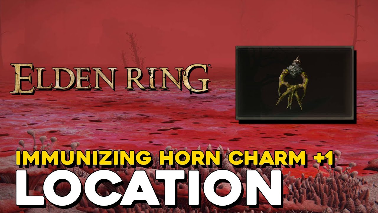 Elden Ring Immunizing Horn Charm +1 Location YouTube