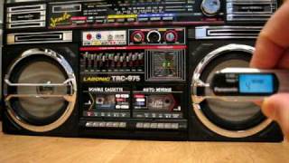 LASONIC TRC 975 Ghetto Blaster BOOMBOX OLDSCHOOL  HIPHOP