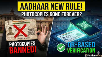 Aadhaar QR-Based Verification: Photocopies to be Banned 