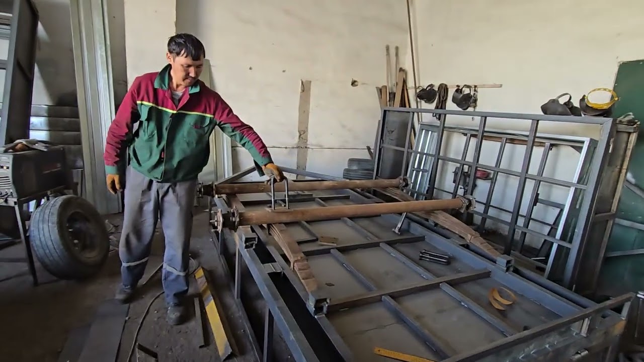 Каршида зур прицеплар мана