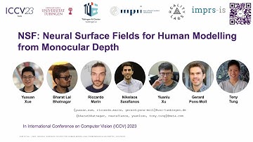 ICCV2023 | NSF: Neural Surface Fields for Human Modelling from Monocular Depth