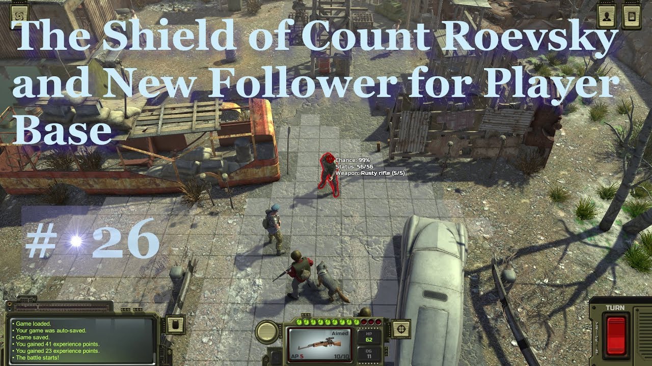 Atom rpg Shield of Count Roevsky bandit Thug Fortress and New Follower