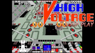 High Voltage (Alpha Denshi Arcade Classic) - 1CC (1 Loop) / ハイボルテージ / 하이 볼티지 1주 공략 영상 screenshot 1