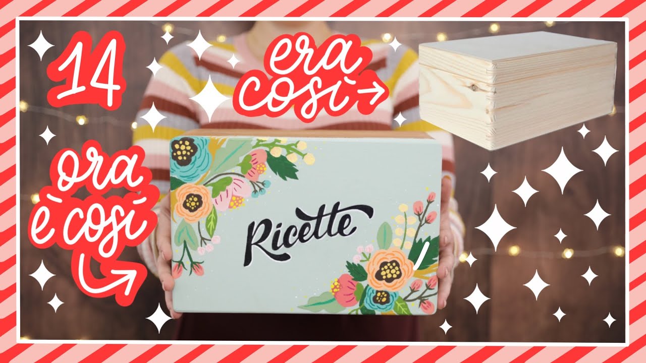 Trasformo una scatola in un regalo BELLISSIMO per la mia mamma ❤️✨/ #creamynatale2020