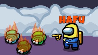 OOHH A TRIPLE - Hilarious Arsonist Game | Hafu Among Us Lobbies