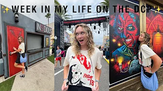 week in my life on the dcp // solo park day & universal halloween horror nights