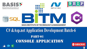 C# Bangla Tutorial part-1  Console Application Introducing C#