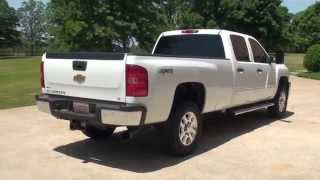 HD VIDEO 2012 CHEVROLET SILVERADO 2500 HD LT 4X4 DURAMAX FOR SALE SEE WWW SUNSETMOTORS COM