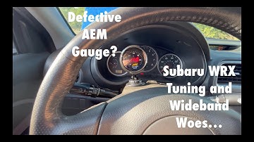 2007 Subaru WRX Wideband install | Initial Open Source Tuning