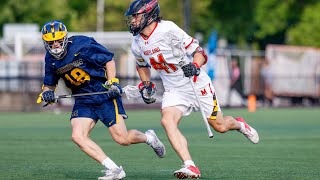 Maryland vs Michigan Lacrosse Highlights | 2024 College Lacrosse