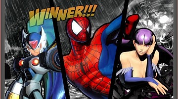 ULTIMATE MARVEL VS. CAPCOM 3 Spiderman,Zero,Morrigan Gameplay Request