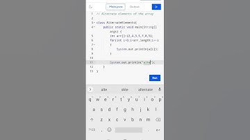 print alternate elements of the array Java program #javaprogramming #codingguru #youtubeshorts