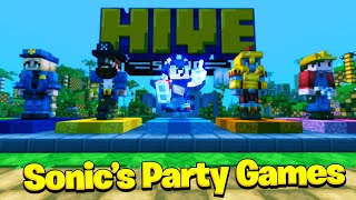 Sonics Party Games | Hive Gameplay (Minecraft Bedrock Edition)