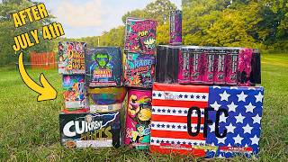 Lighting Fireworks AFTER July 4th!