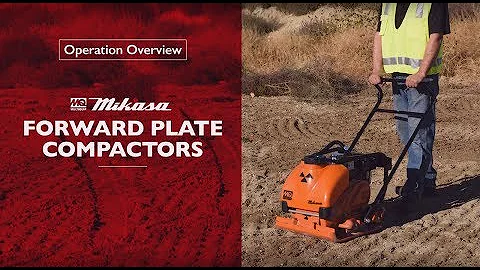 Operation Multiquip Plate Compactor