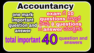 Accountancy important question and answers