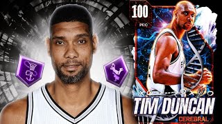 100 OVERALL TIM DUNCAN HAS PATTY MILLS BASE.. WHY IS THIS CARD A THING?? NBA 2K24 MyTEAM