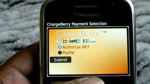 BlackBerry Credit Card Processing App for Authorize.Net Part 1
