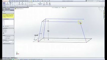 CSWP-Weldments Practice Exam - Part 4 - Answer to Q2 - SolidWorks Tutorial