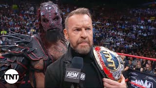 Christian Cage Addresses H... Luchasaurus' TNT Title | AEW Collision | TNT